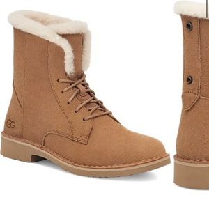 UGG Quincy UGGplush Faux Shearling Lined Combat Boot